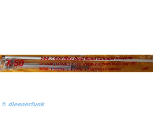 50n dualband antenne 70cm - x-50n,