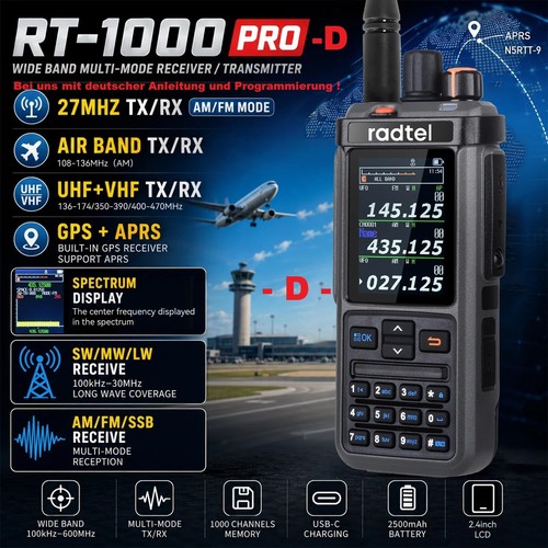 Radtel 1000 pro d - radtel, rt-1000