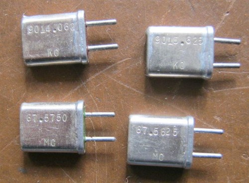 Vhf schwingquarze - 4x,